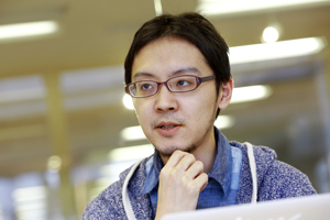 freeeモバイルチームの若原祥正氏は、エンジニアとしてUI/UX設計にもコミットしている