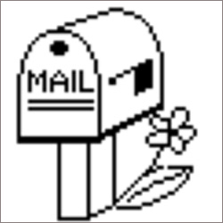 1985年ごろの『Sun Workstation』のメールソフトのアイコン。 メールが届くと「旗」が立つ (米国では、出したい手紙をメールボックスに入れて旗を立てておくと 配達人が持っていってくれるのですが、 手紙が届いた時、配達人が旗を立ててくれることもあるそうです)