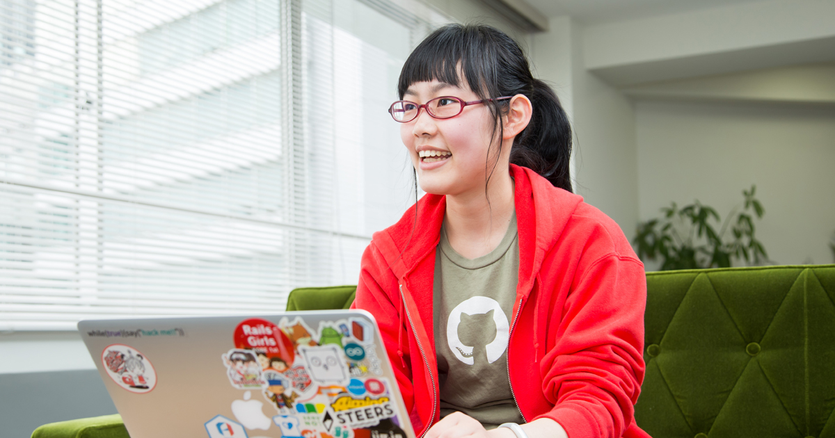 17歳、兵庫のRails女子高専生が東京のベンチャーで働いて知った「プログラミングの意味」