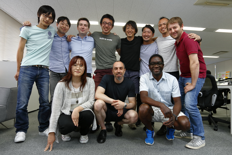 Gengo東京オフィスにいる開発チームの皆さん