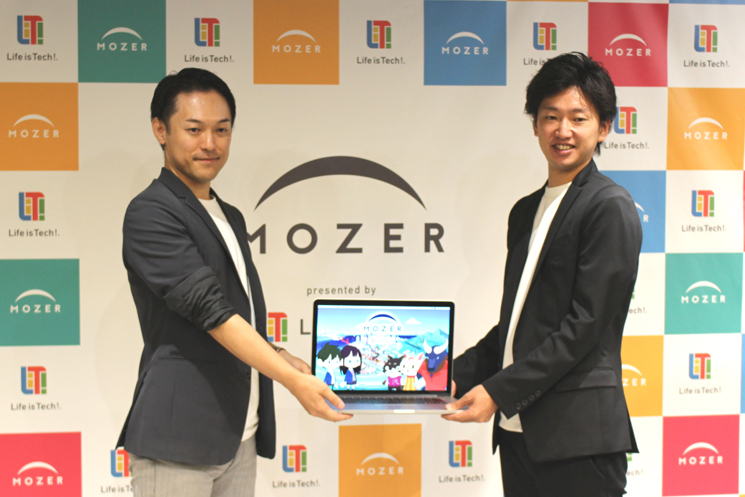 ライフイズテック代表取締役CEOの水野雄介氏（写真右）と、CTOの橋本善久氏（同左）