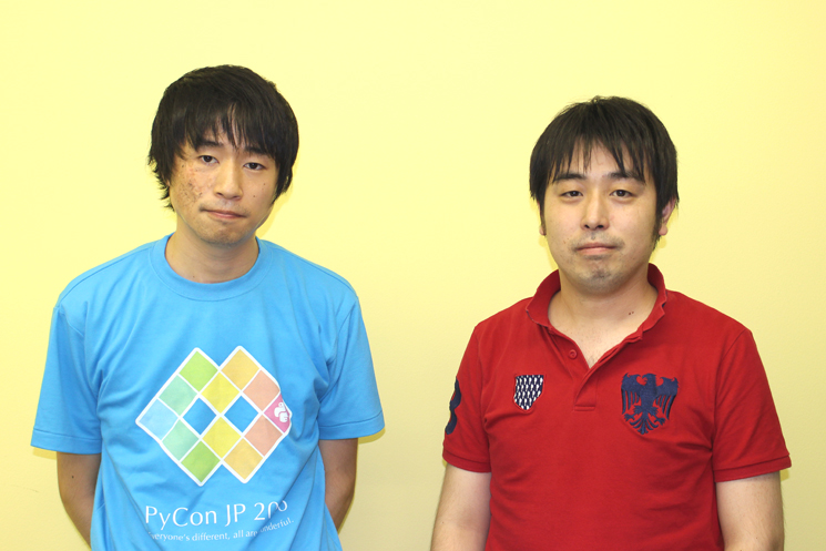 （写真左から）「Youth Coder Workshop」の企画者である濱田侑弥氏と、「ビギナーセッション」を担当する舛岡英人氏