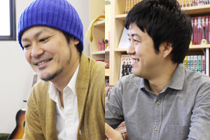 （写真左から）木附沢正彦氏、宇田好宏氏。共に業界経験豊富なベテラン勢だ
