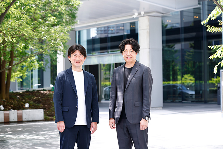 NTTデータ東北 DXO（デジタルトランスフォーメーションオフィス）の相場さんと佐々木さん