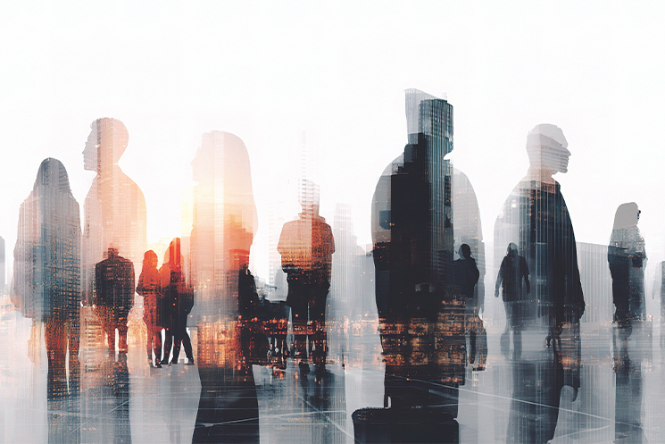 人材市場の大規模な変動イメージ