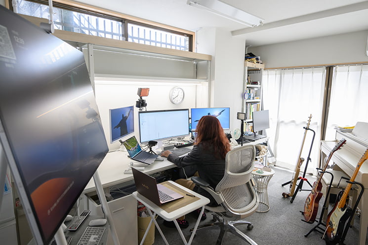 澤さんのワークスペース