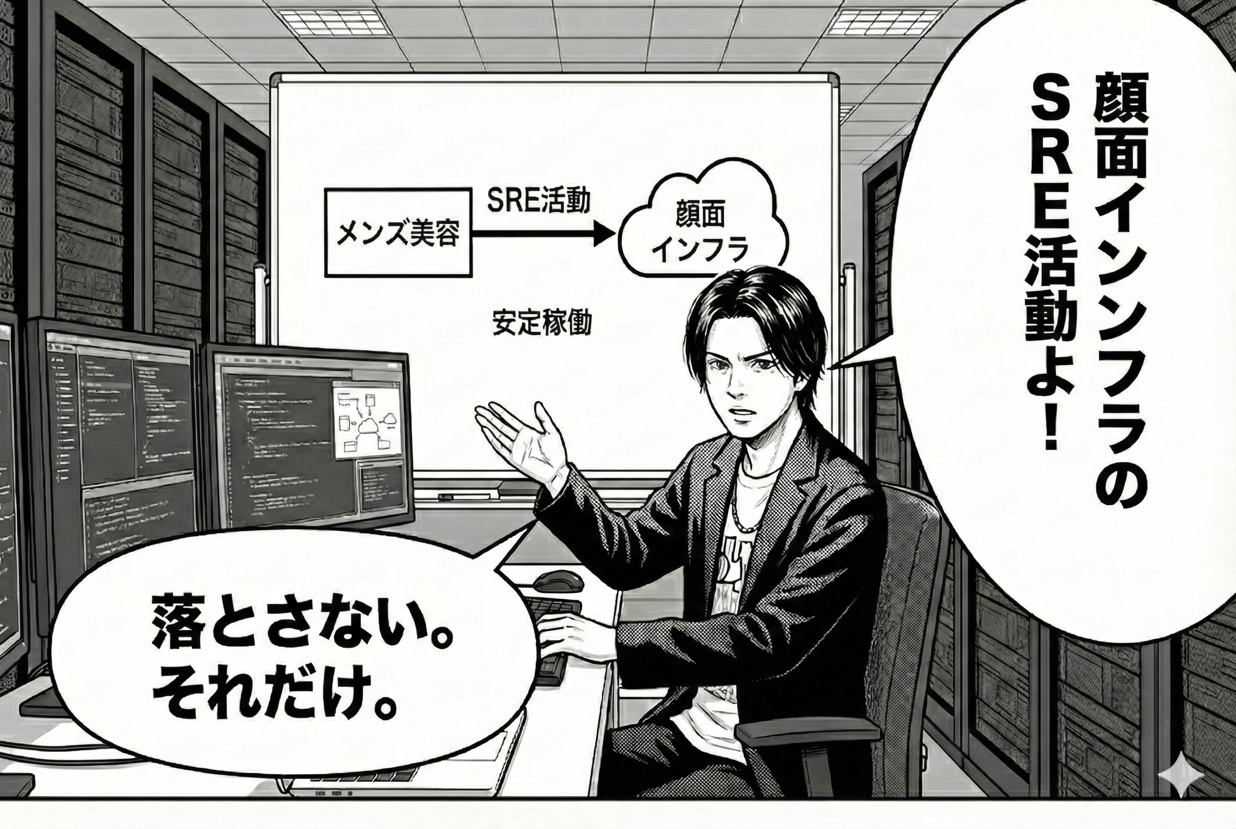 メンズ美容は顔面インフラを安定稼働させるためのSRE活動