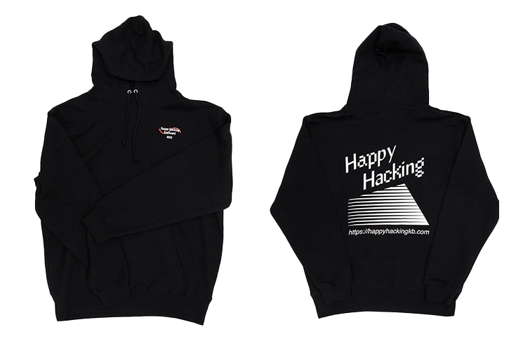 【HHKB×ZOZOTOWN】OLD LOGO HOODIE ブラック