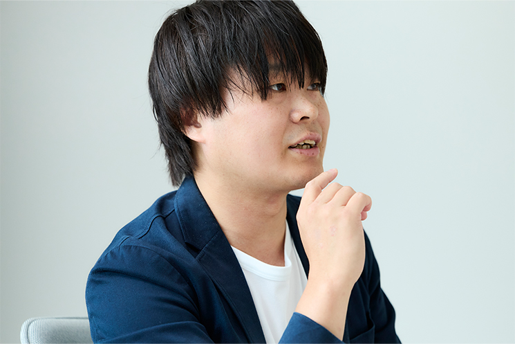 中谷さんがセキュリティー企業ではなく、LayerXとタッグを組んだ背景について語る様子。