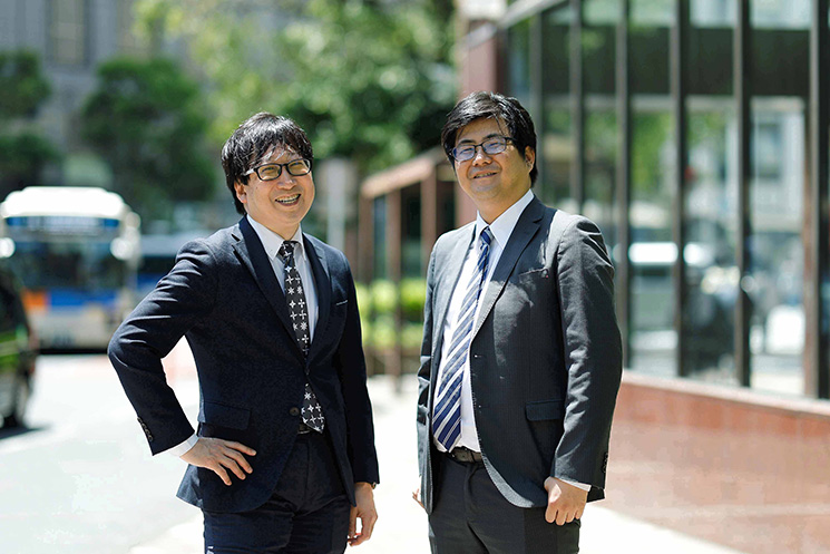 エーティケー代表取締役社長・戸川真哲さんとエンジニア・高橋智洋さん