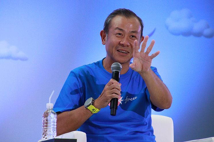 『freee 統合ワールド 2026』にて語るフリー株式会社代表取締役CEOの佐々木大輔さん