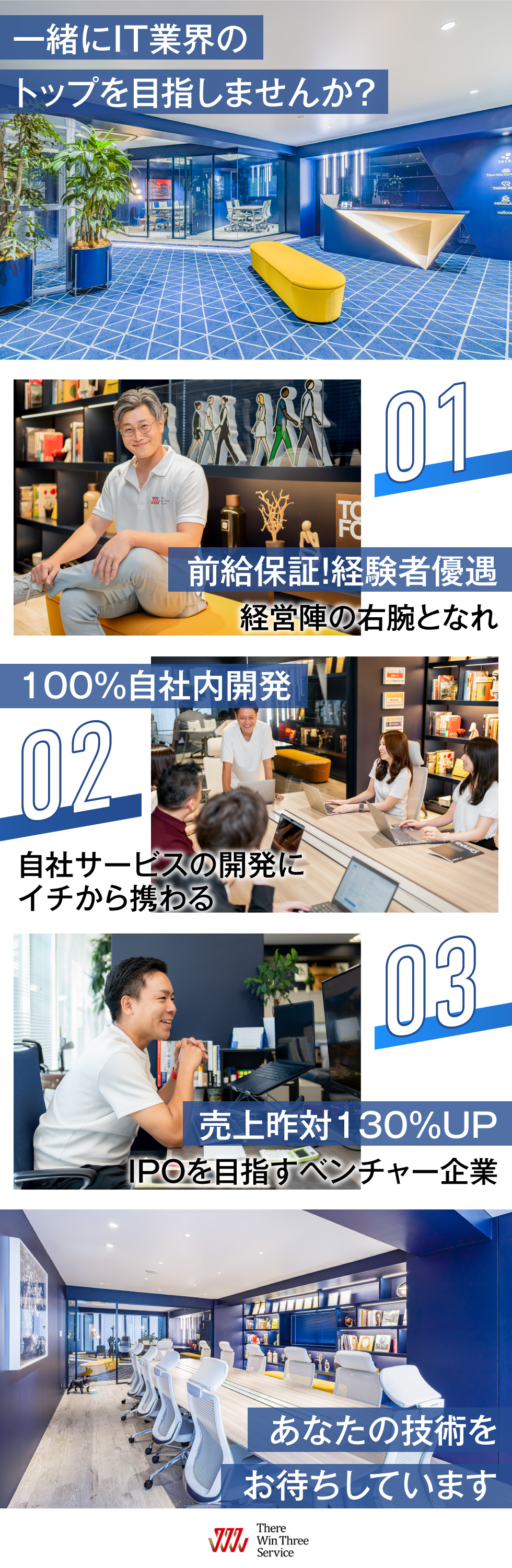 ゼアーウィンスリーサービス株式会社の企業メッセージ