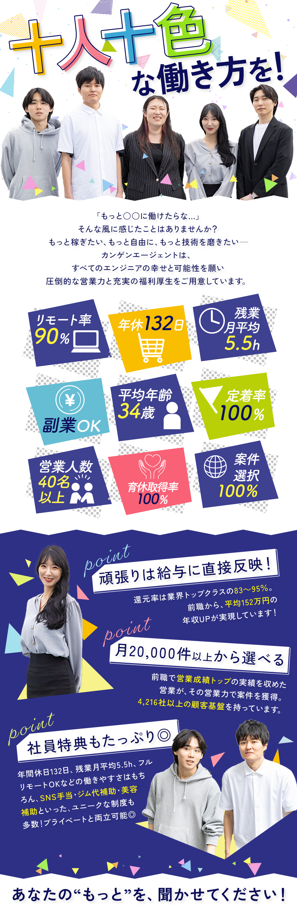 株式会社カンゲンエージェントの企業メッセージ