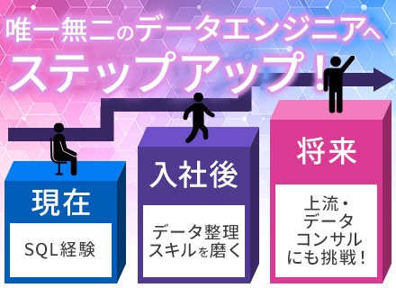 データエンジニア/月給33万円～/残業月平均10H/1時間単位の有給OK/リモートメイン/フレックスあり