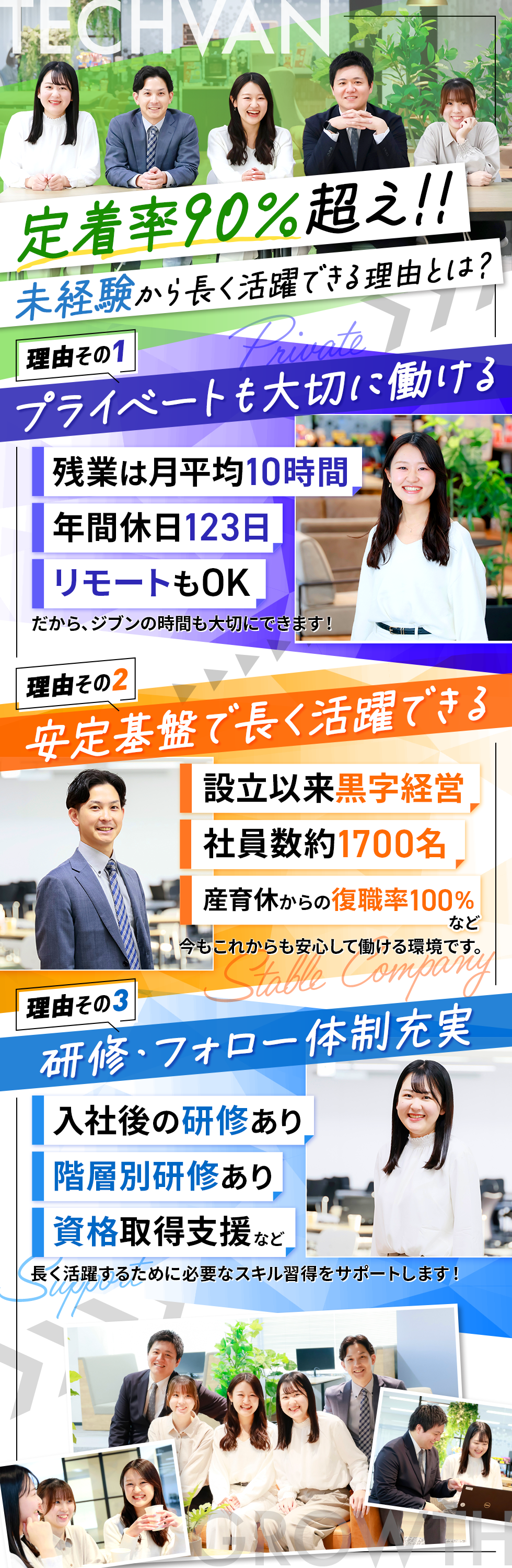 テクバン株式会社の企業メッセージ