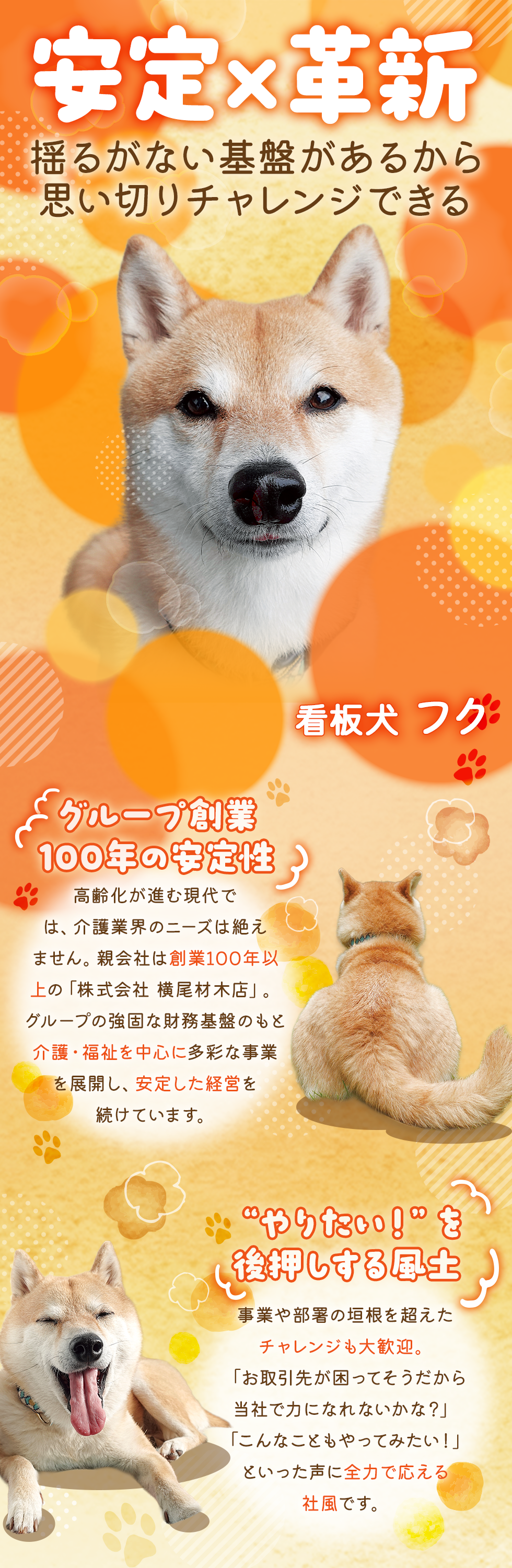 株式会社ワイグッドケアの企業メッセージ