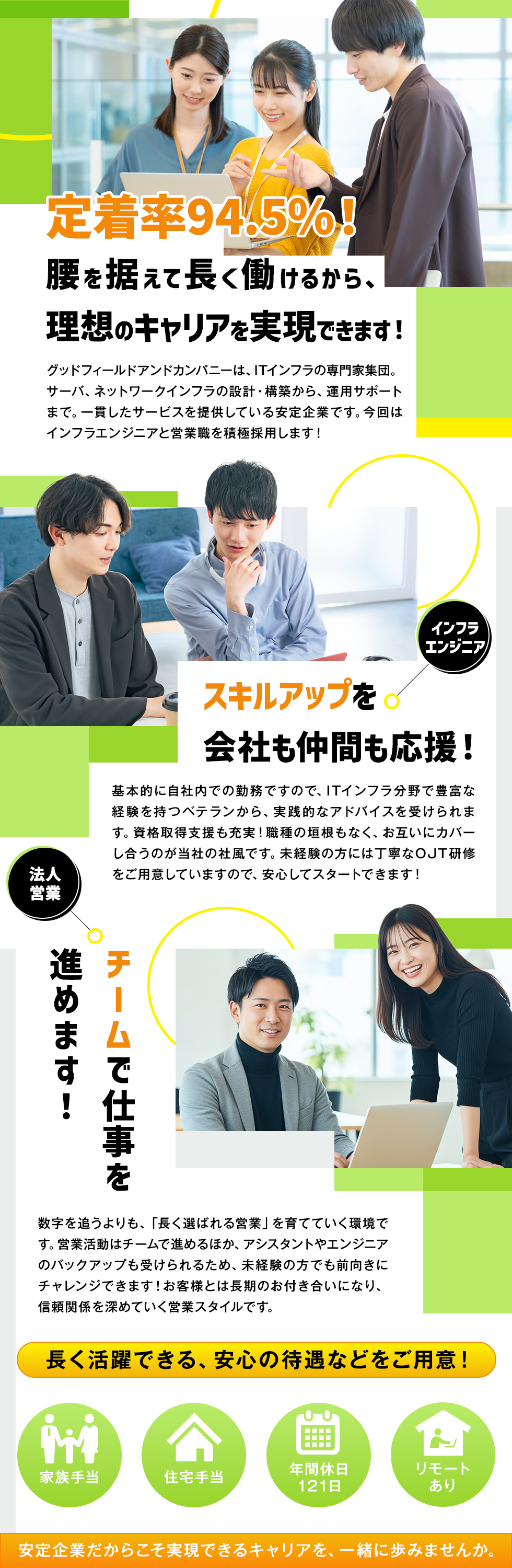株式会社グッドフィールドアンドカンパニーの企業メッセージ