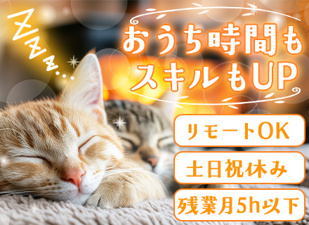 初級ITエンジニア*完全未経験大歓迎*ゼロから学べる研修*リモートOK*社員定着率95%*5連休以上の休暇も