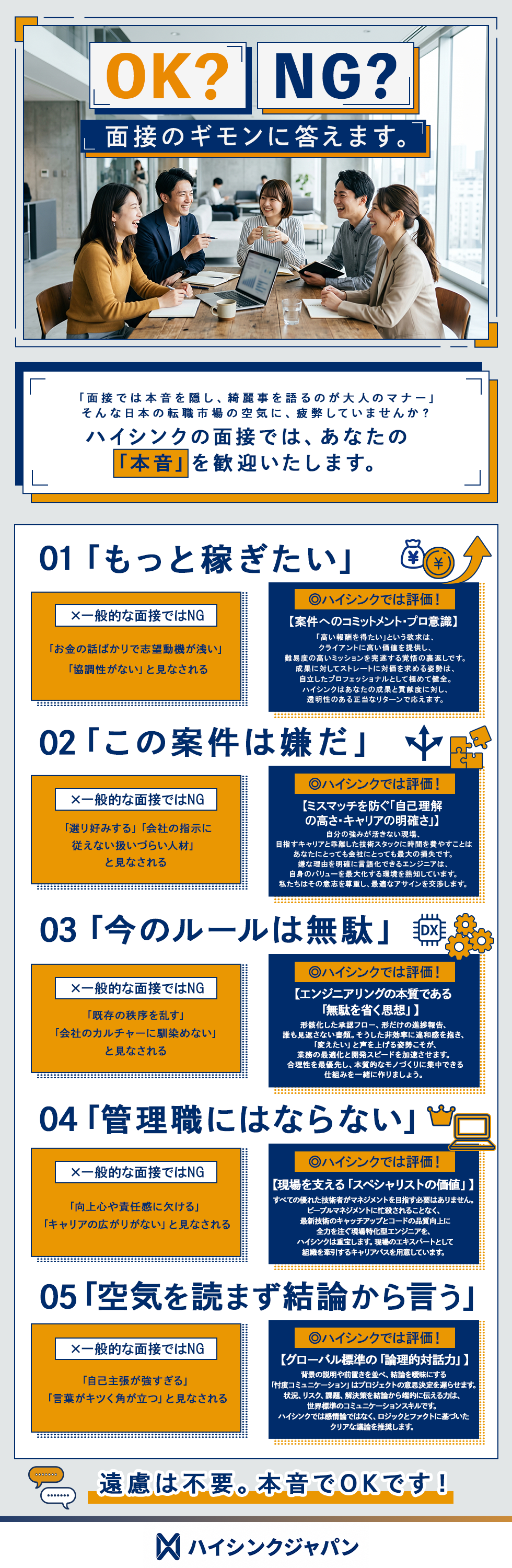 株式会社ハイシンクジャパンの企業メッセージ
