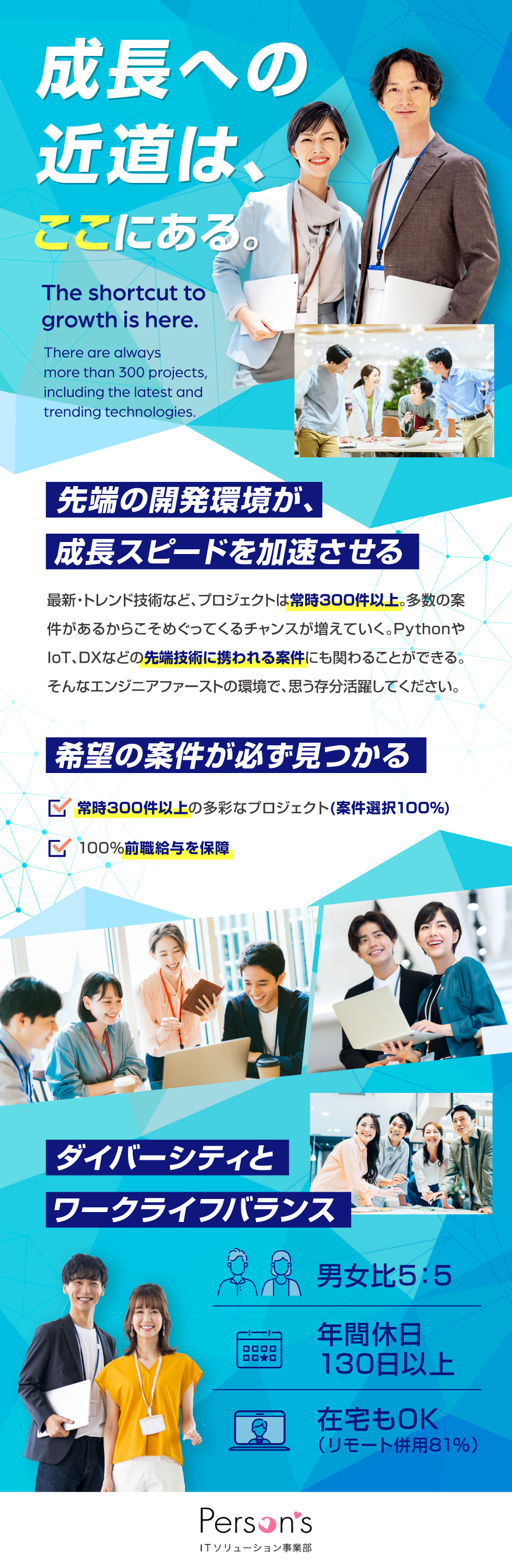 Ｐｅｒｓｏｎ'ｓ株式会社の企業メッセージ