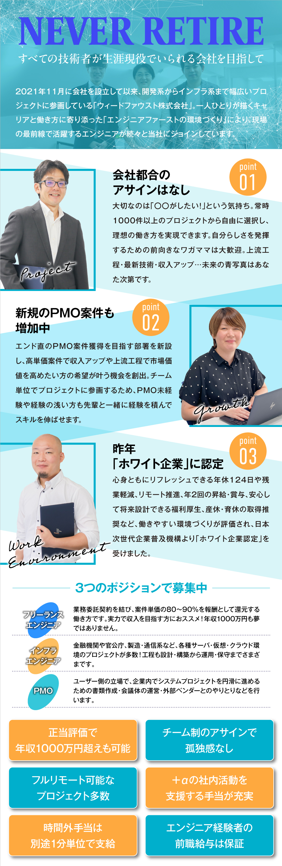 ウィードファウスト株式会社の企業メッセージ