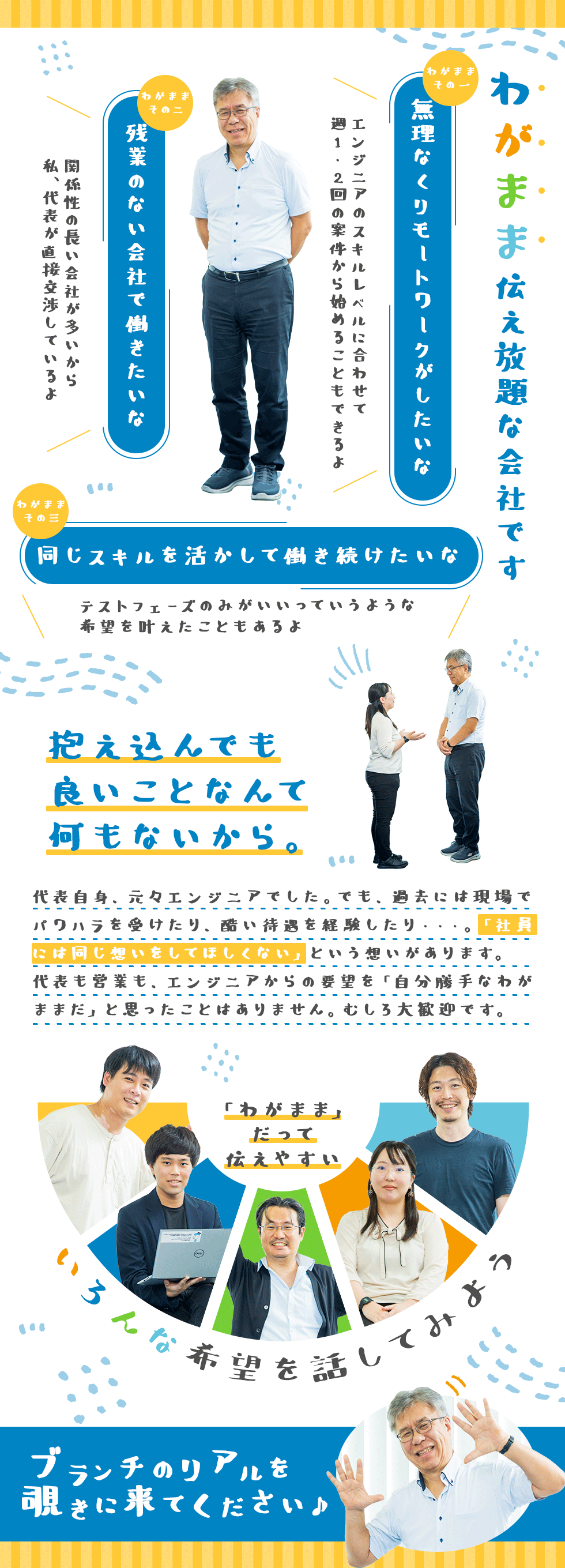 株式会社ブランチの企業メッセージ