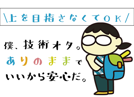 ITエンジニア/月給30万円～/好きな事を突き詰めてOK/前職給与保証/自社開発7割超/Java,Python