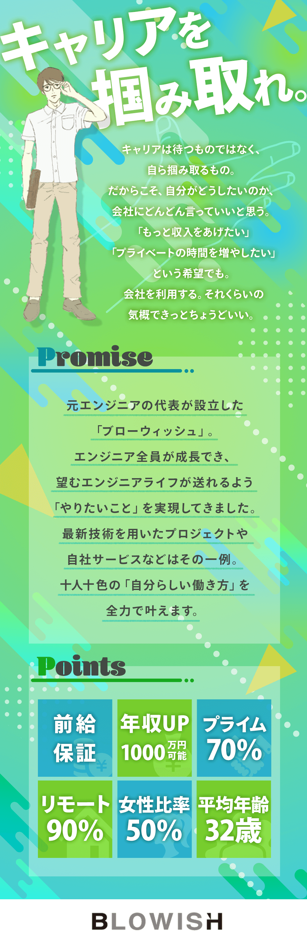 株式会社ブローウィッシュ　の企業メッセージ