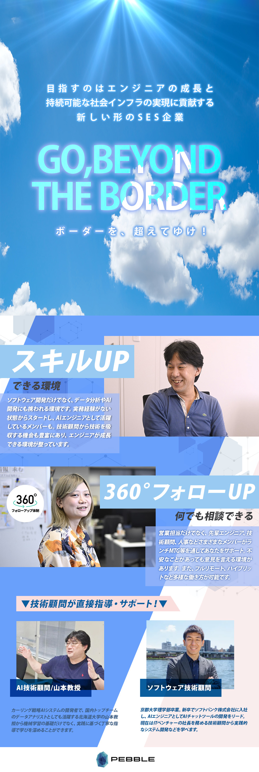 ペブルコーポレーション株式会社【NiX JAPAN(株)100%子会社】の企業メッセージ