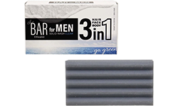 The BAR　Men 3in1 Solid Wash　CLEAR