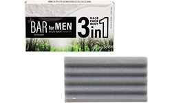 The BAR　Men 3in1 Solid Wash　SMOOTH