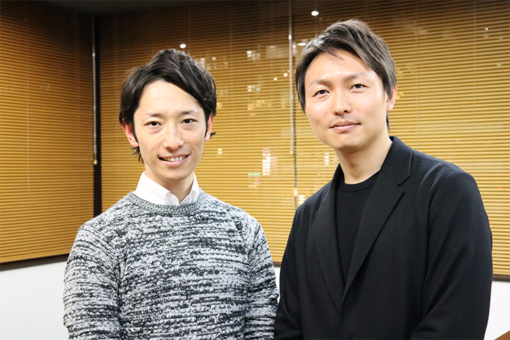 東日本電信電話株式会社（NTT東日本）経営企画部 営業戦略推進室　一杉泰仁さん（写真左）  